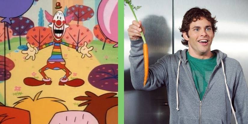 Powerpuff Girls Rainbow the Clown/Mr. Mime and James Marsden