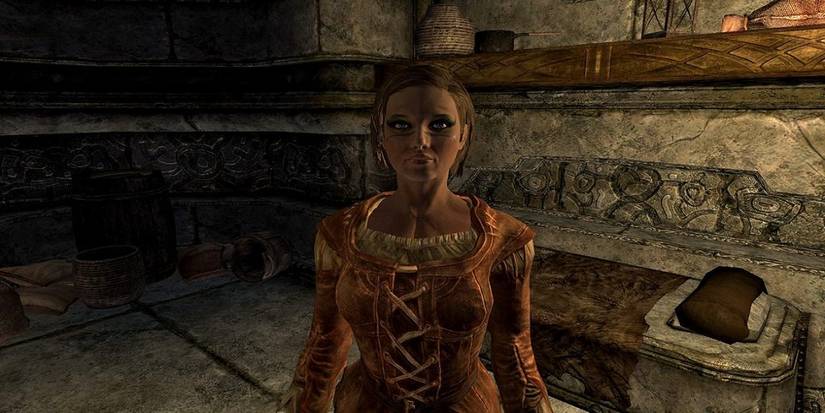 Skyrim Muiri the Apothecary Inside The Hag's Cure