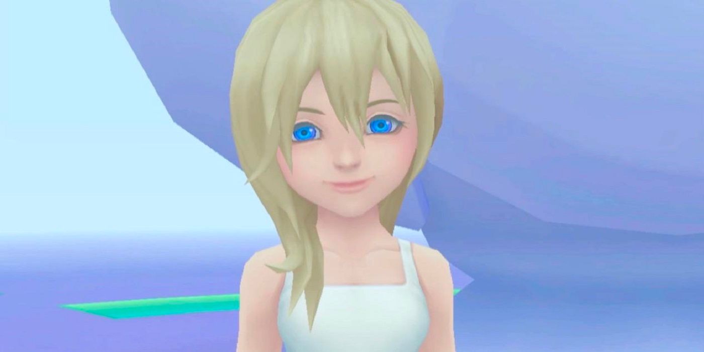Namine in front of a pod
