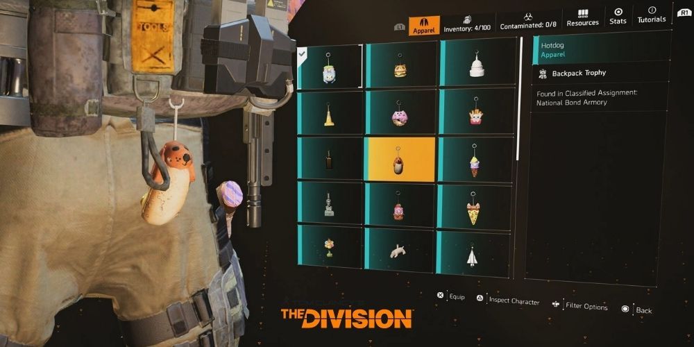 Tom Clancy's The Division 2 Classified Assignment Backpack Trophy National Bond Armory