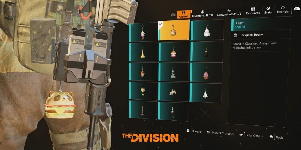 Tom Clancy's The Division 2 Classified Assignment Backpack Trophy Nightclub