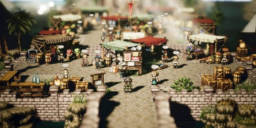 The Market in Grandport Octopath Traveler