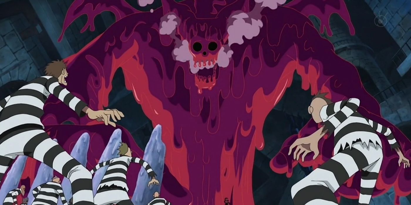 One Piece - Magellan Using His Deadliest Poison Against Impel Down Prisoners