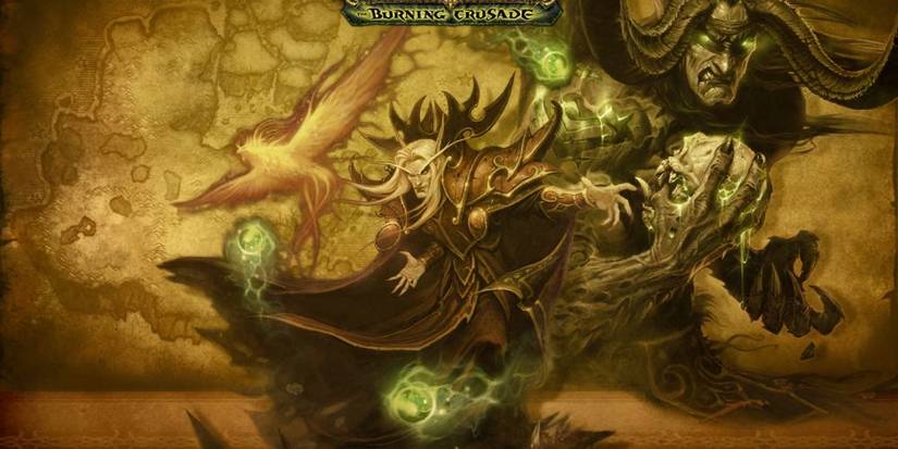 Outland Loading Screen KaelThas Sunstrider World of Warcraft Burning Crusade Classic