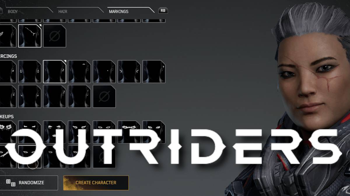 Outriders Customize Character