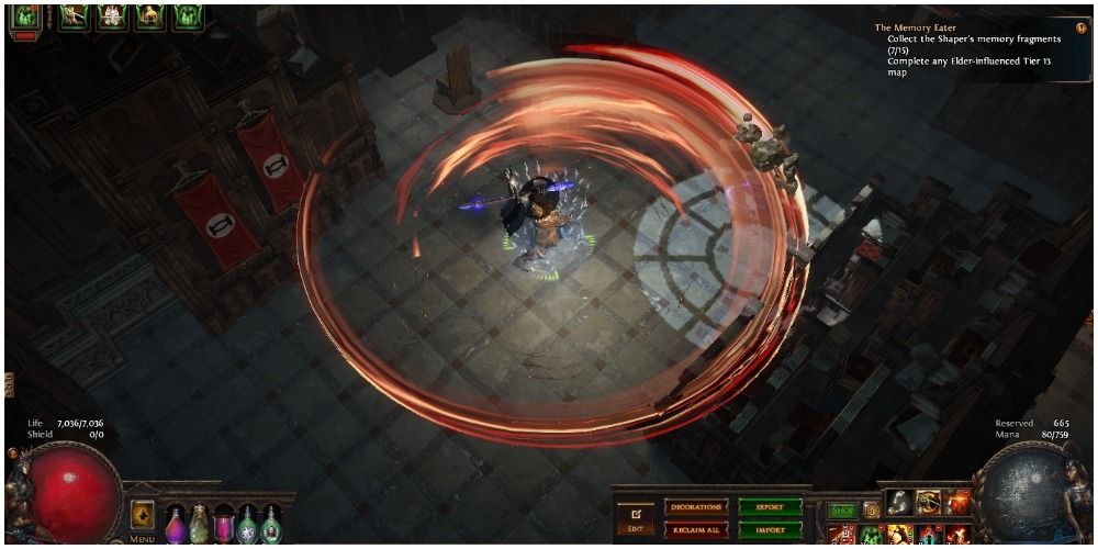 Path Of Exile Berserker Using A Sweep With The Crit Build