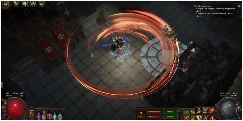 Path Of Exile Berserker Using A Sweep With The Crit Build