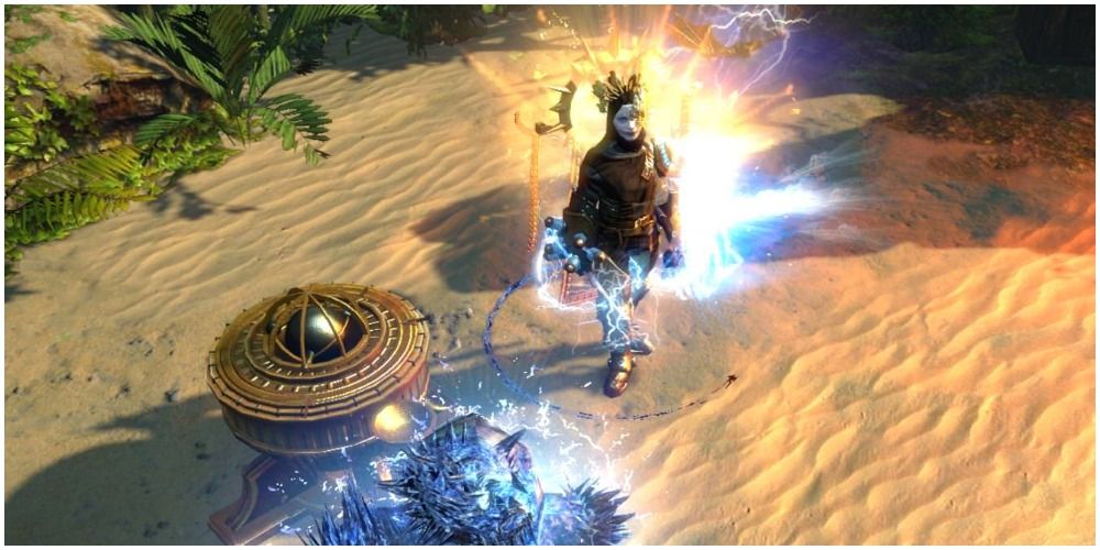 Path Of Exile Elemental Witch With A Wand