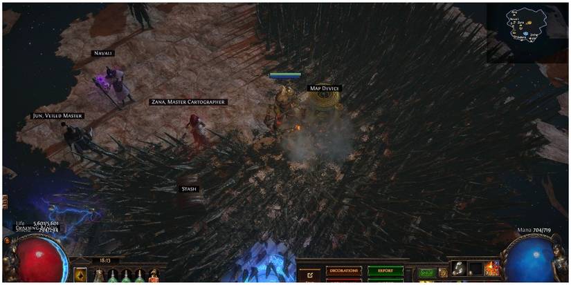 Path Of Exile Marauder Leading The Way For A Party