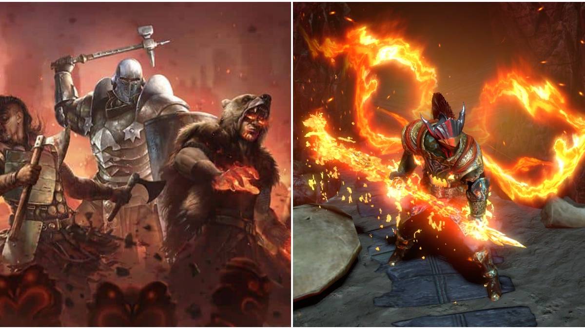Path Of Exile Marauder Pro Tips Collage Ascendancy Art And Flame Spear