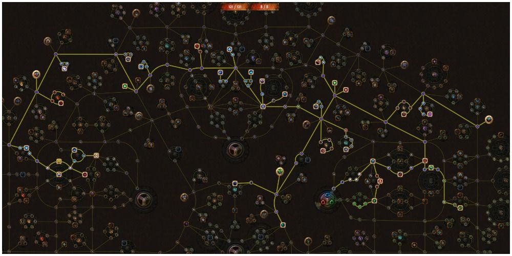 Path Of Exile Shadow Build In The Passive Skill Tree