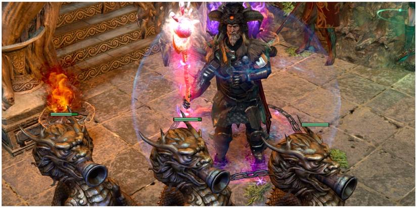 Path Of Exile Templar With Three Totems