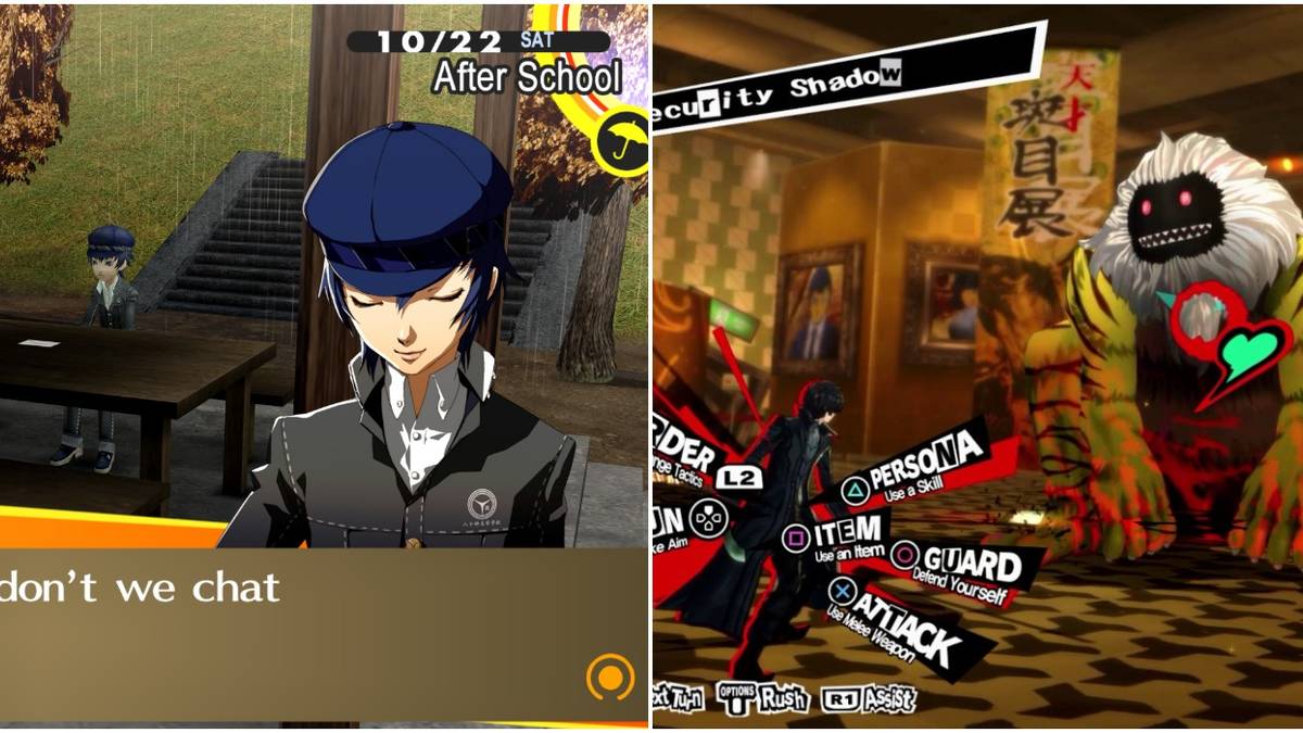 Persona 5 Joker and Naoto