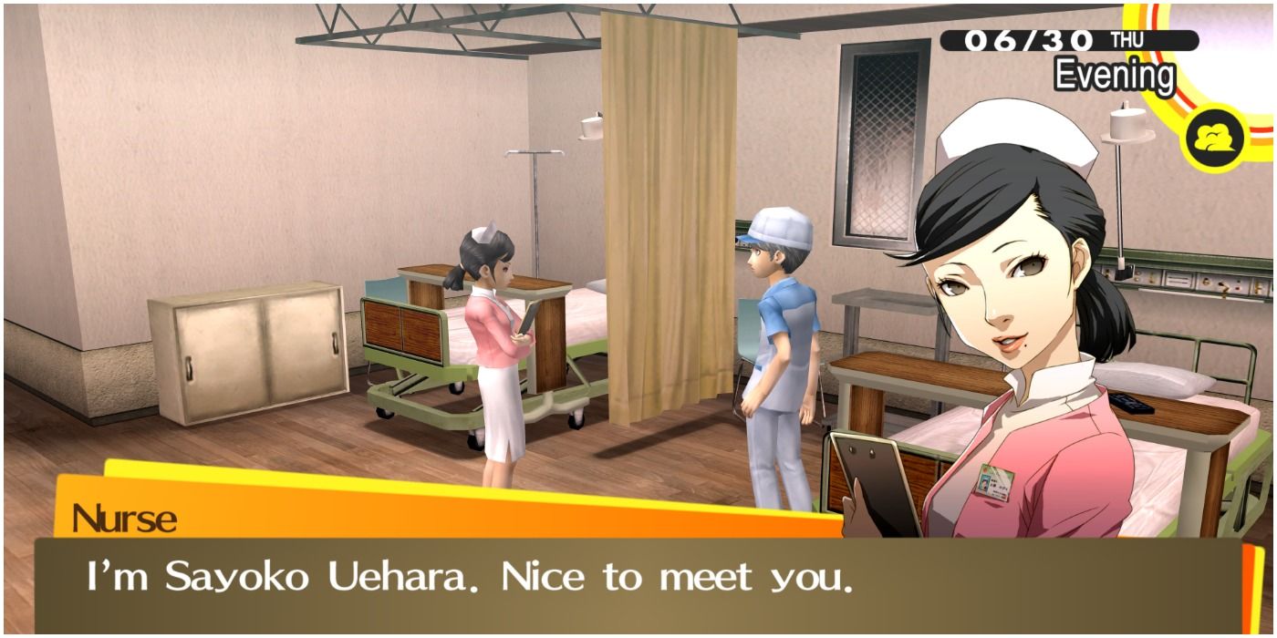 Persona easter egg nurse uehara