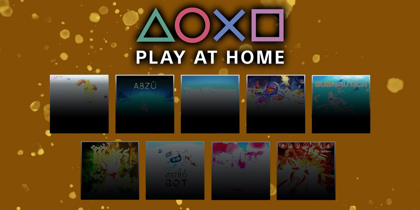 Playstation Play At Home March 25