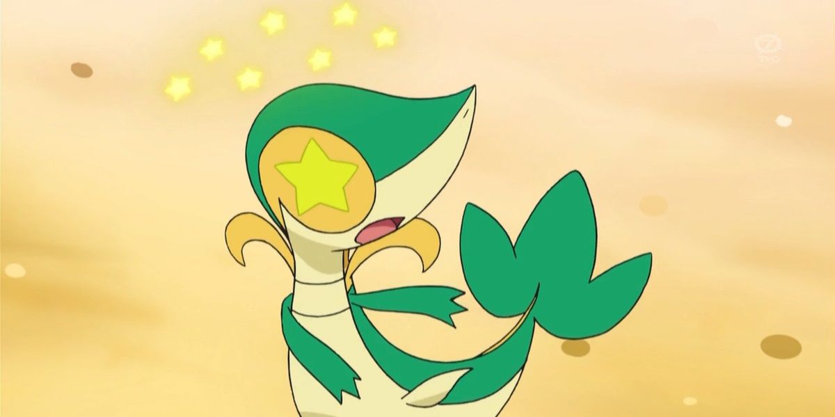 Pokemon Confused Snivy