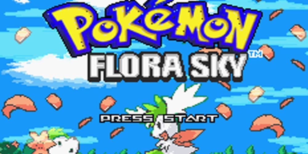 Pokemon Flora Sky Starting Screen Shaymin