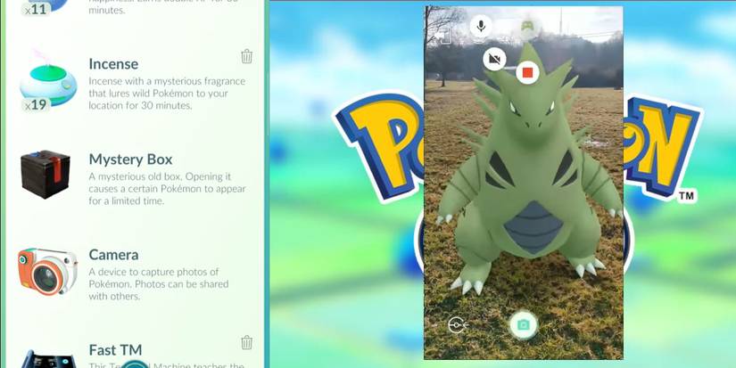 How to take a photo of a Pokemon in GO