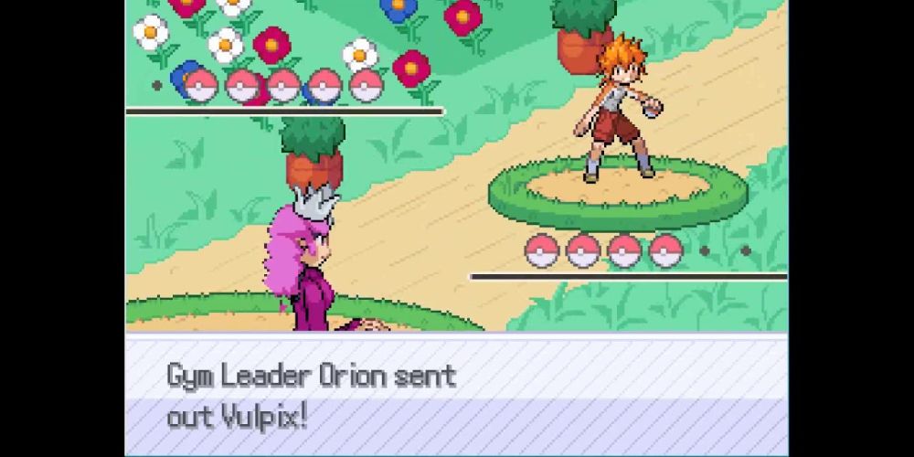 Pokemon Insurgence Female Player Gym Leader Orion Battle