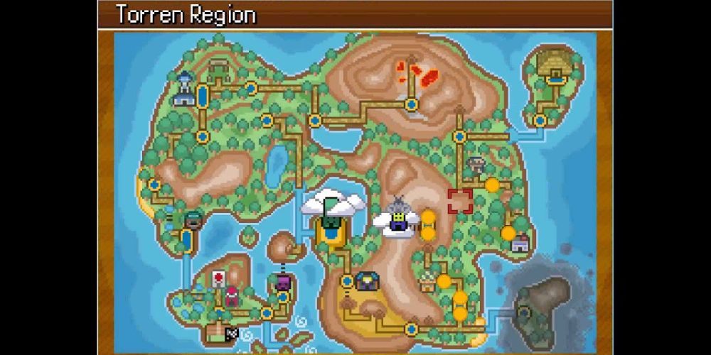 Pokemon Insurgence Torren Region Map