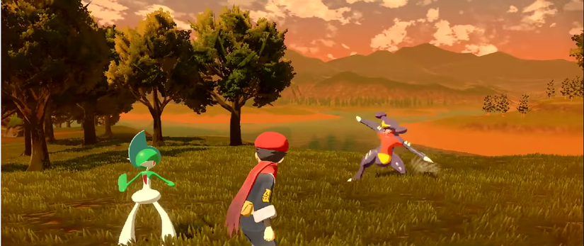 pokemon legends arceus battle gallade garchomp