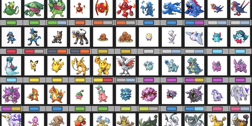 Pokemon Vega Pokedex