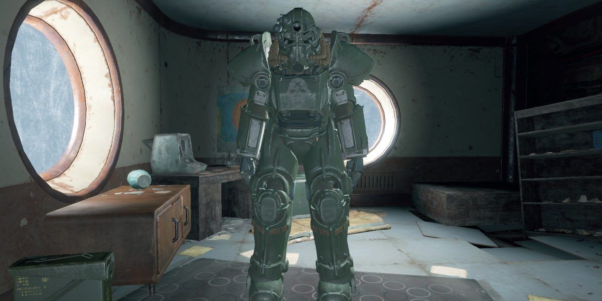 The power armor found inside the Mass Fusion building in Fallout 4