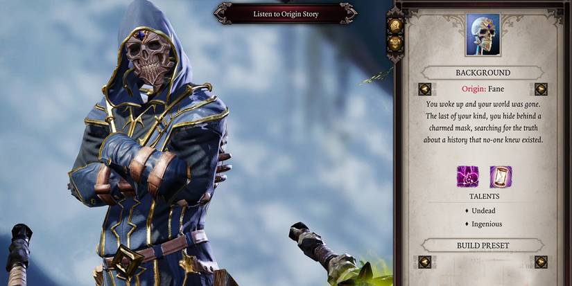 Premade Origin - Divinity Original Sin 2 Character Creation Guide