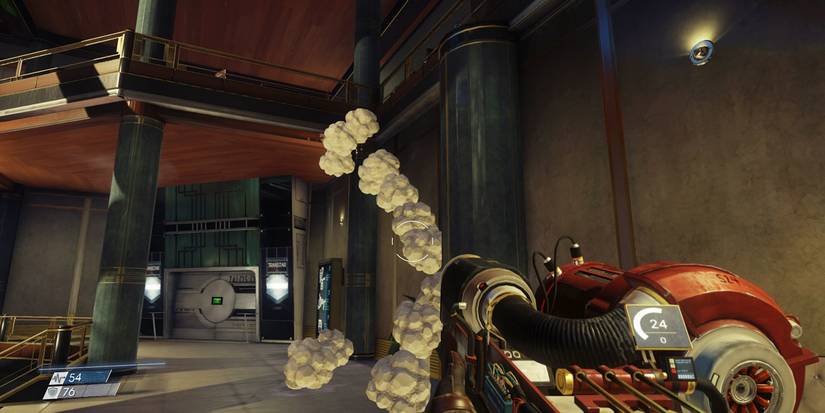 Prey Gloo Ladder Leading To Stun Gun