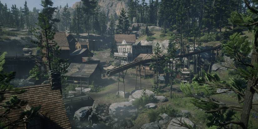 Red Dead Redemption 2 Strawberry Aerial View