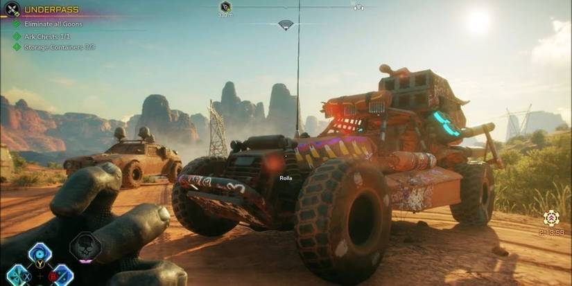 The Rolla In Rage 2 Has Napalm Bombs For Leaving A Trail Of Fire In Its Wake