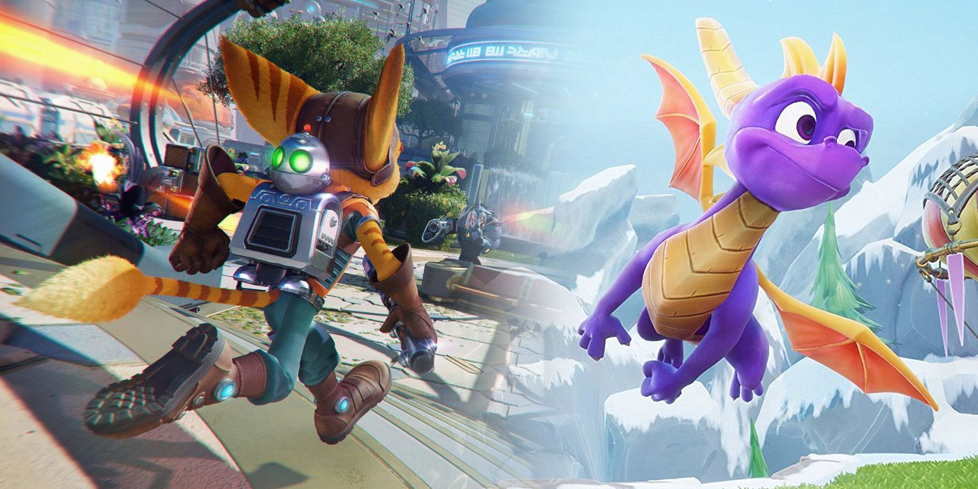 Ratchet And Clank Spyro The Dragon
