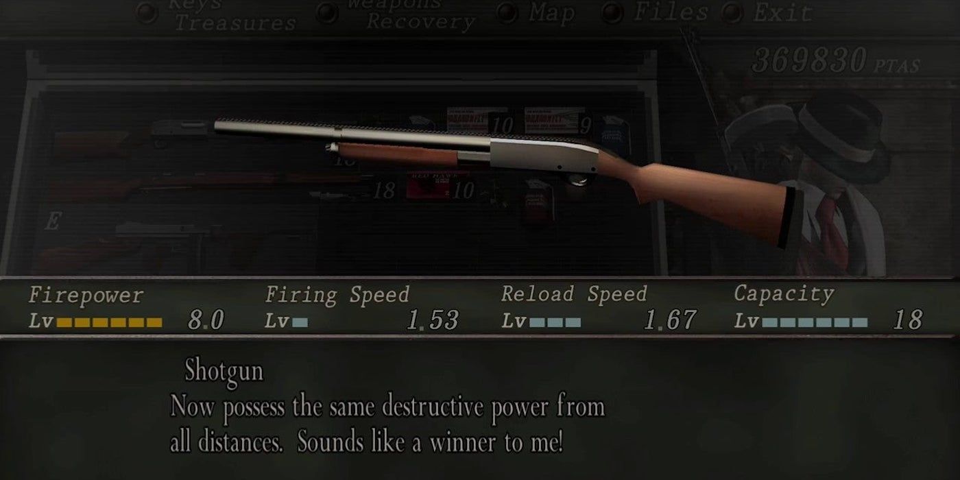 Resident Evil 4 shotgun