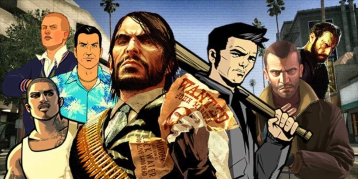 Rockstar franchises Grand Theft Auto, Bully, Red Dead Redemption, Max Payne
