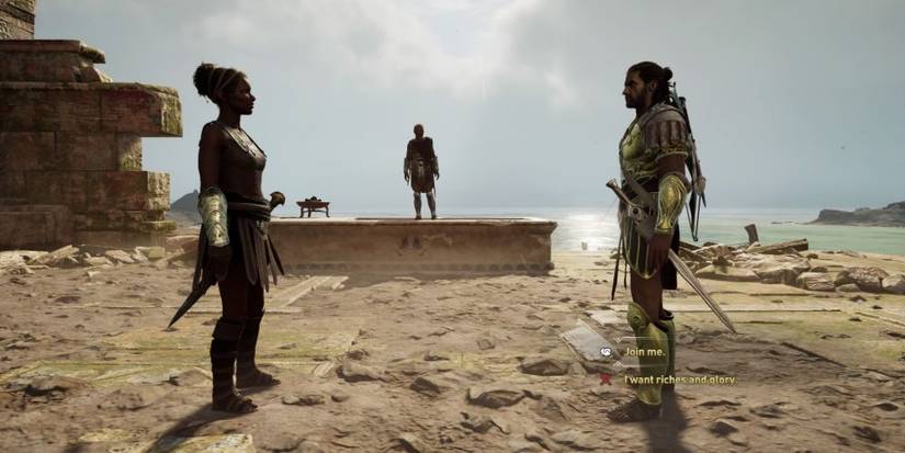 Alexios Faces Roxana As The Final Champion Of The Tournament In AC: Odyssey