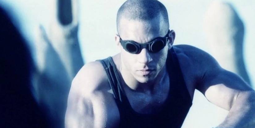 Vin Diesel as Riddick in Pitch Black