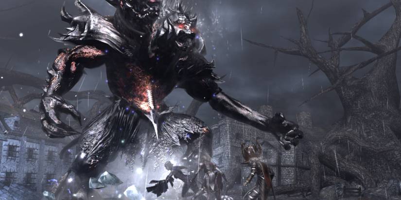 One of the monsters that must be fought in Soul Sacrifice