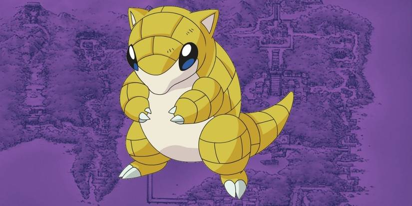 Pokemon against region background