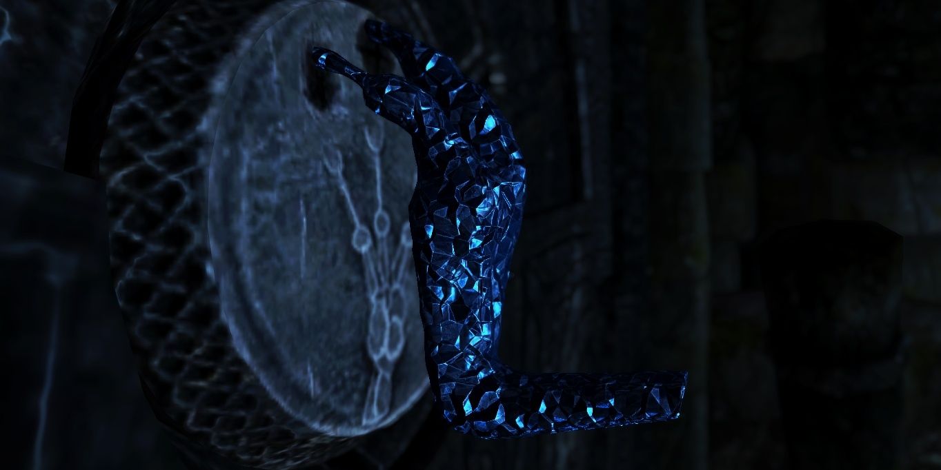 Sapphire Dragon Claw From The Elder Scrolls V Skyrim