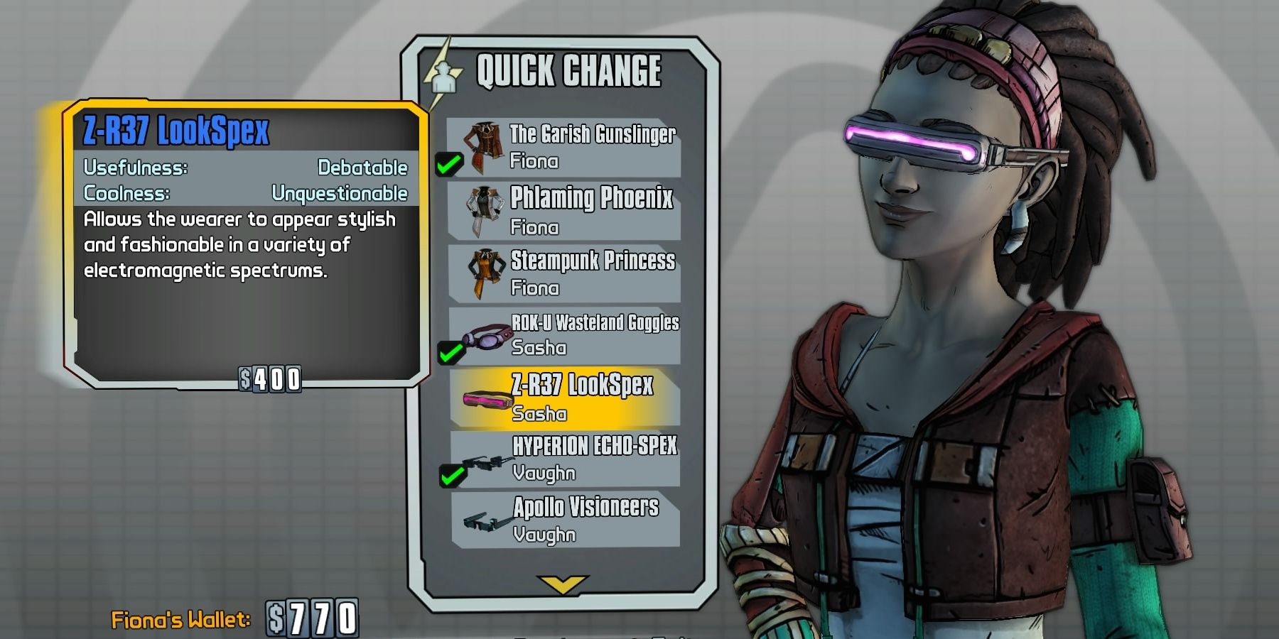 Tales From The Borderlands: 10 Things You Didn't Know About Sasha