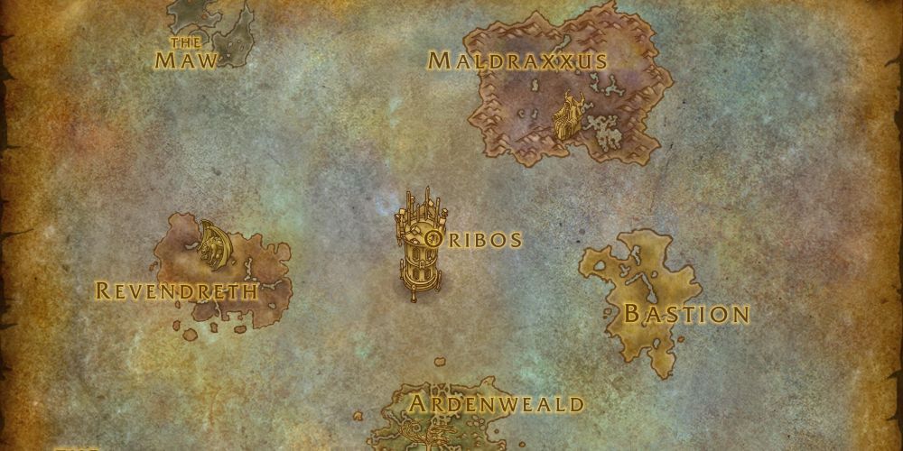 Shadowlands World Map Anima Farm World Quests