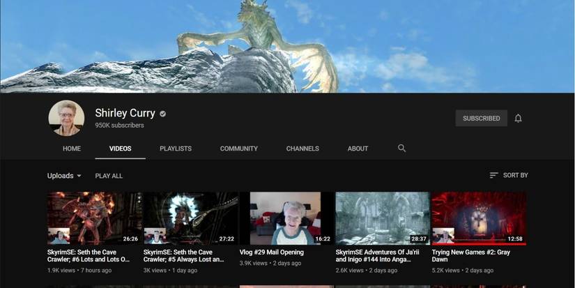 Shirley Curry YouTube Channel