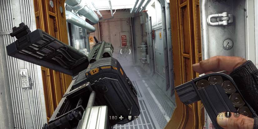 BJ Reloading A Shotgun In Wolfenstein The New Order