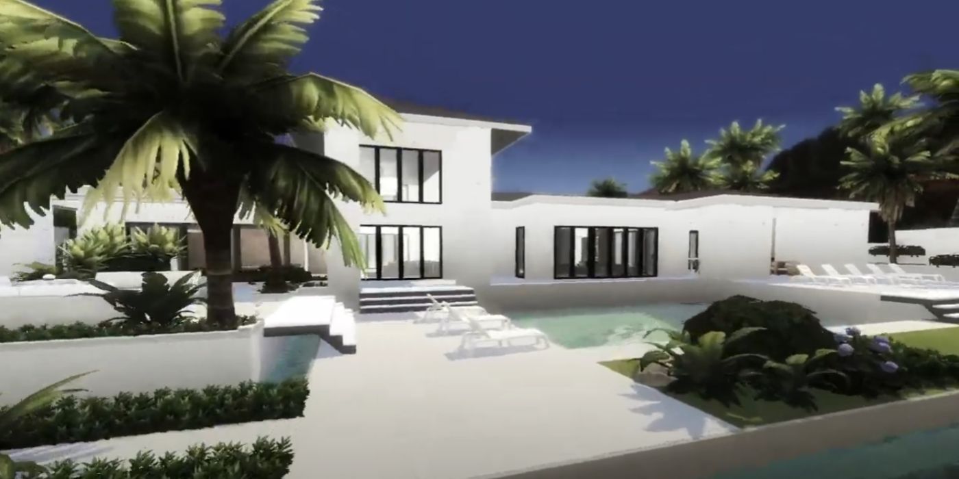 Sims 4 florida beach villa build