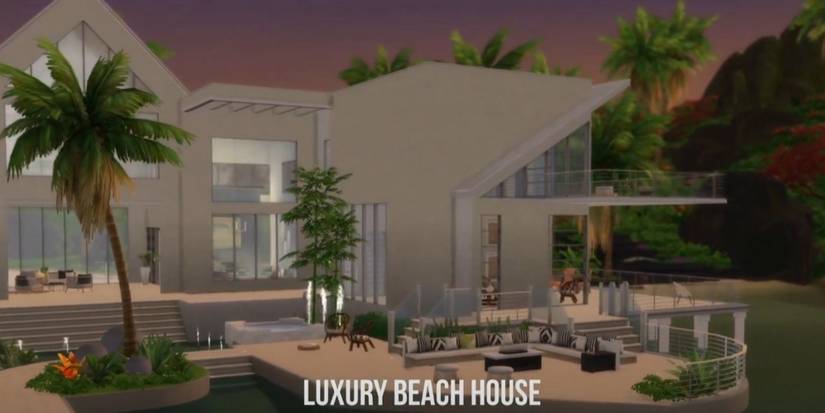 Sims 4 luxury beach house in sulani