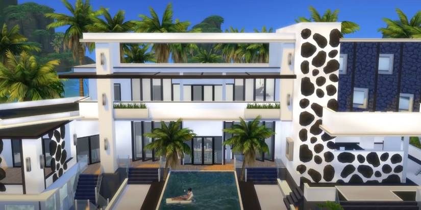 Sims 4 paradise beach mansion