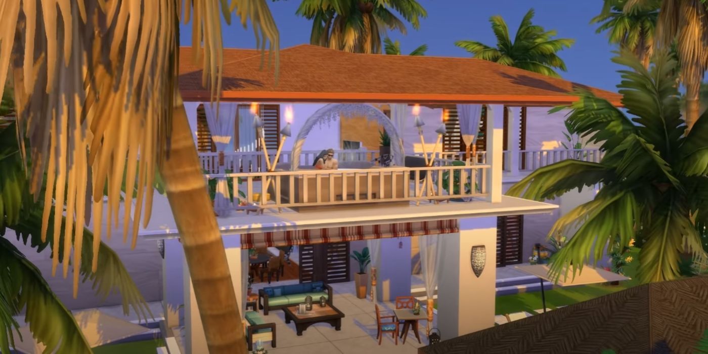 Sims 4 perfect tropical beach villa sulani