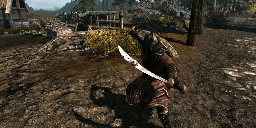 Skyrim Double Scimitars