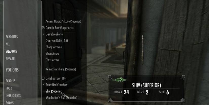 Skyrim Shiv