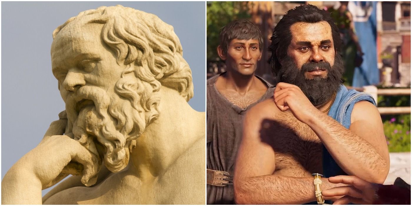 Socrates discusses philosophy to no end in Assassin's Creed: Odyssey